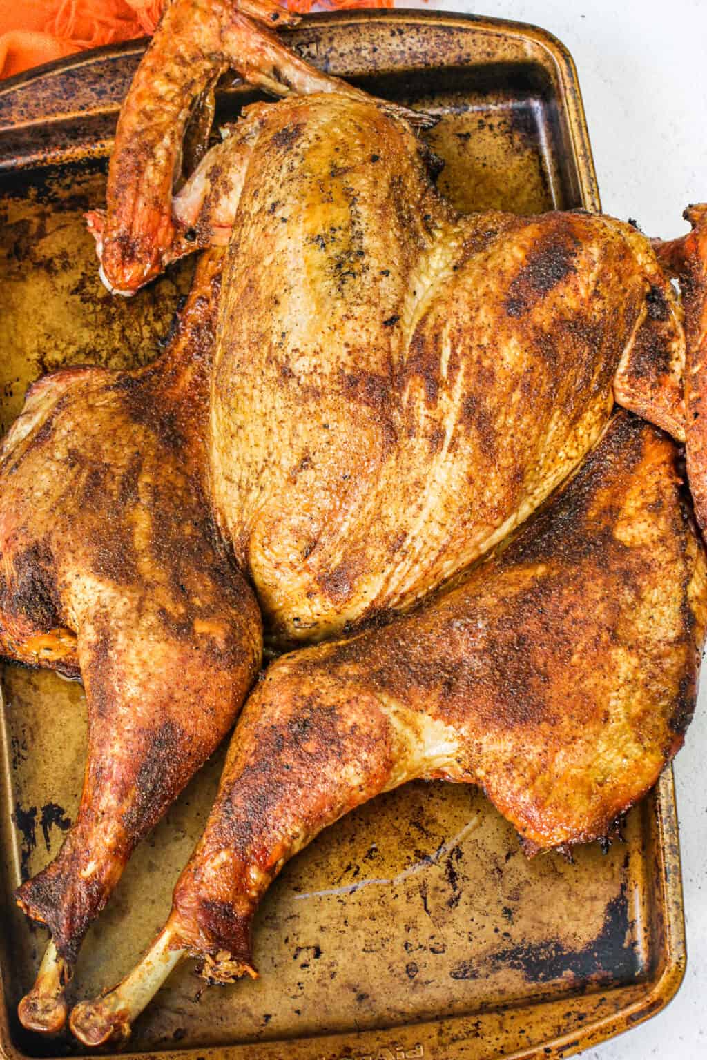 Spatchcock Smoked Turkey Our Zesty Life