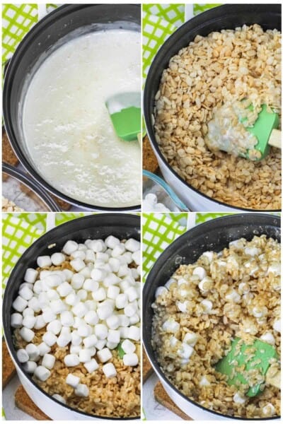 Rice Krispie Squares (4 Ingredients!) - Our Zesty Life