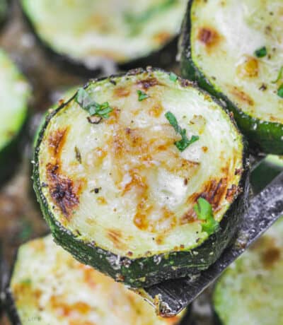 cooked Baked Parmesan Zucchini