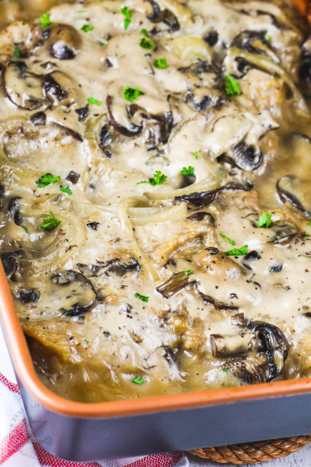 Cream Of Mushroom Pork Chops Fork Tender Our Zesty Life