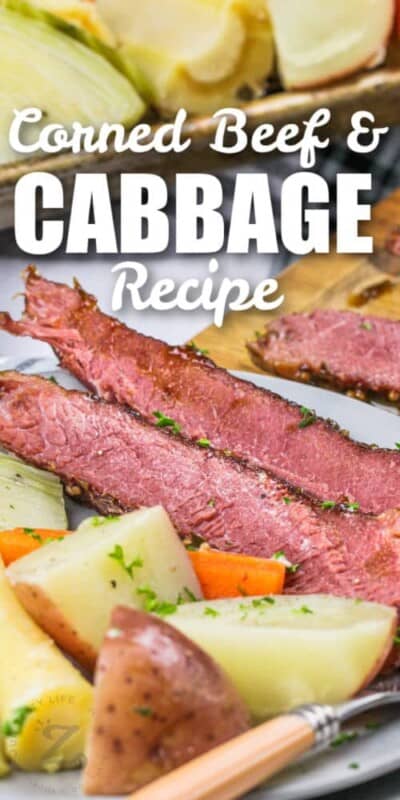 Corned Beef and Cabbage on Stovetop - Our Zesty Life