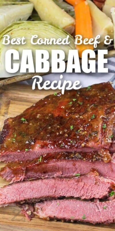 Corned Beef and Cabbage on Stovetop - Our Zesty Life