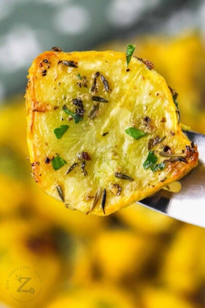 Roasted Patty Pan Squash (So Quick And Easy!) - Our Zesty Life