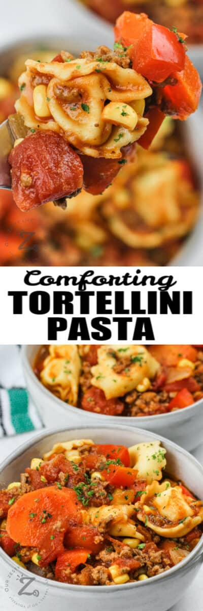 One Pot Tortellini Pasta (Ready In Under 30 Mins!) - Our Zesty Life
