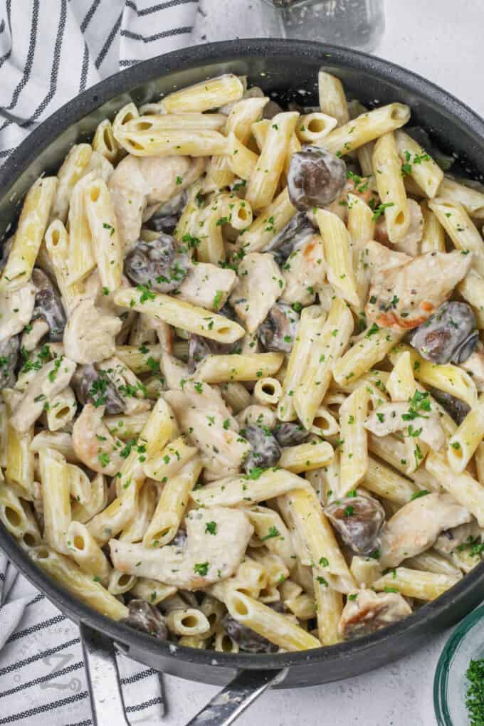 Chicken Boursin Cheese Pasta (Quick Prep!) - Our Zesty Life