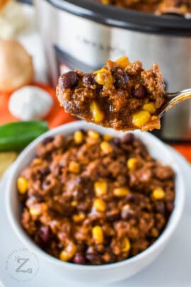 Easy Crockpot Black Bean Chili (So Easy To Make) - Our Zesty Life