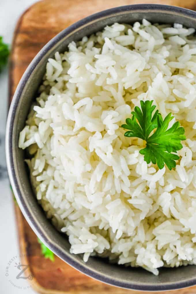 Instant Pot Rice Recipe (Foolproof Method!) - Our Zesty Life