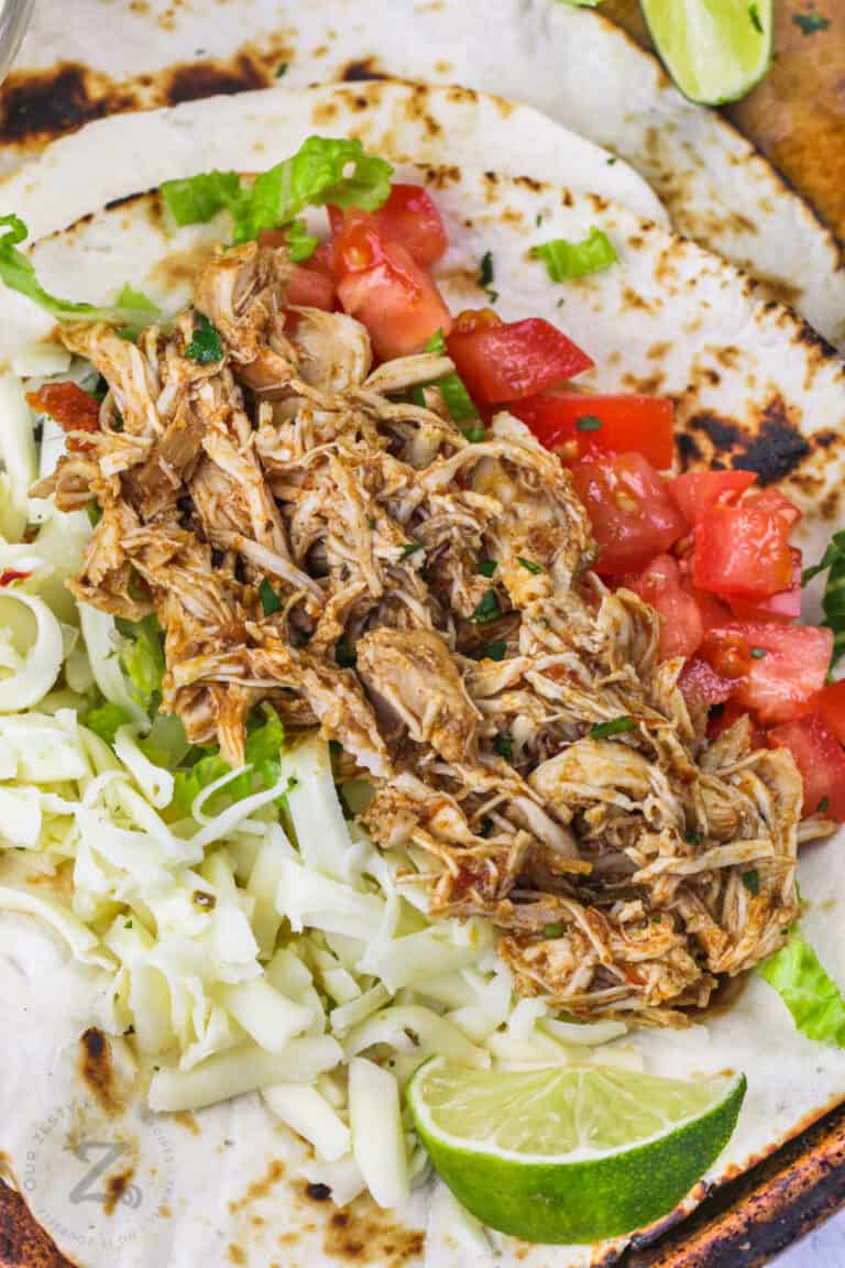 Instant Pot Shredded Chicken Tacos - Our Zesty Life