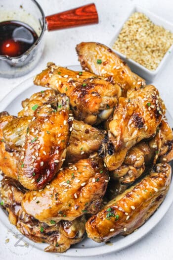 Baked Teriyaki Chicken Wings (Quick And Easy!) - Our Zesty Life