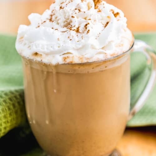 Pumpkin Spice Latte with whipped cream