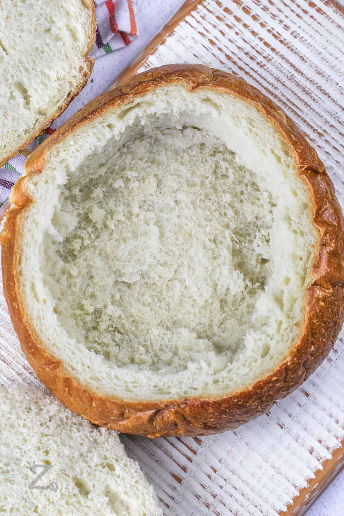 bread bowl for Spinach Dip