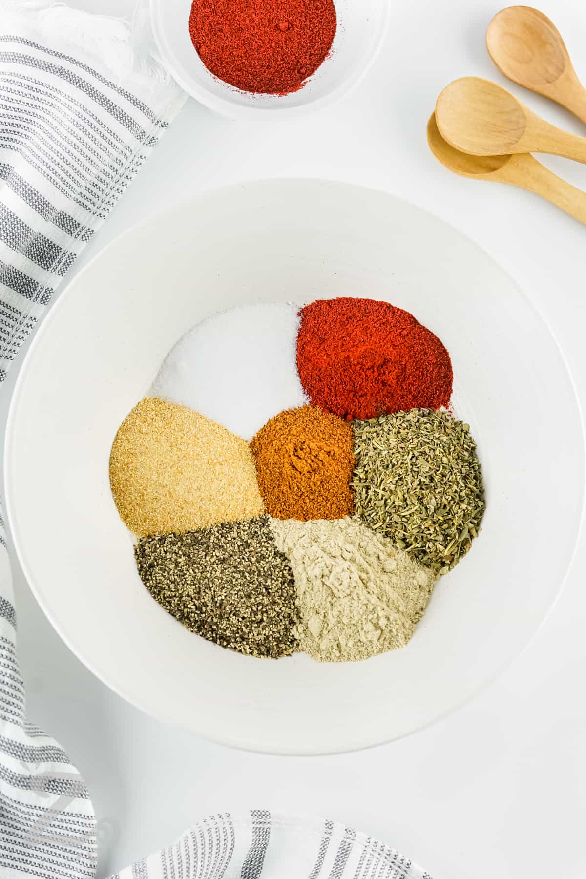 spices in a bowl to make Cajun Seasoning