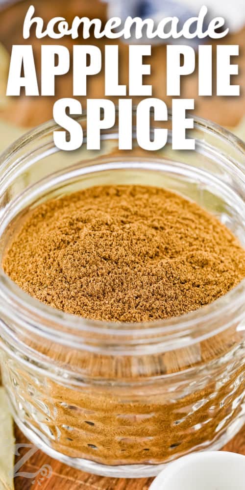 Apple Pie Spice with a title