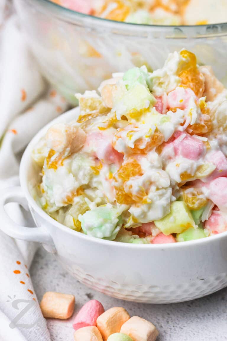 Marshmallow Salad (Easy 10 Minute Prep!) Our Zesty Life