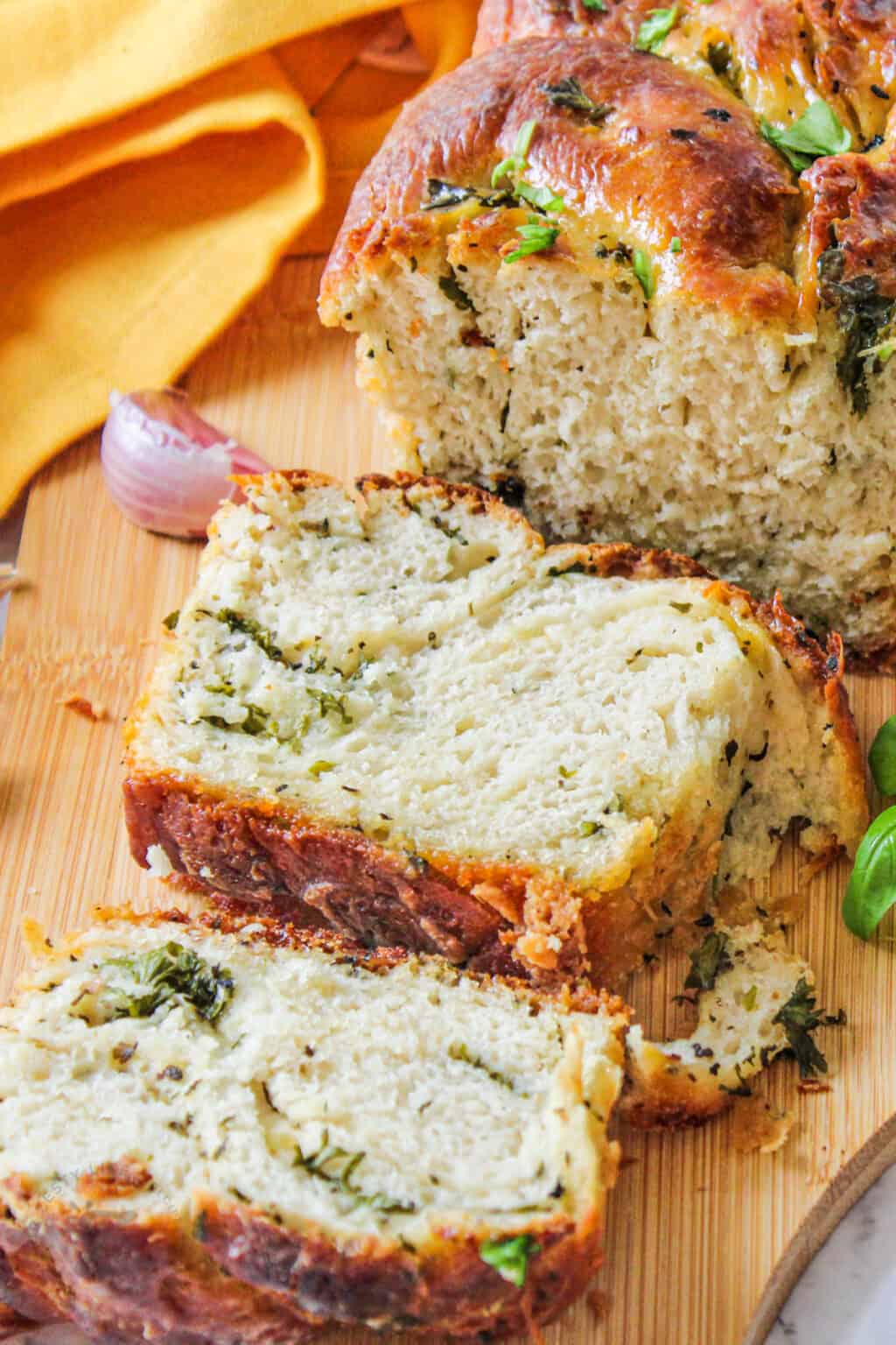 Garlic Herb Bread (With Self Rising Flour!) - Our Zesty Life