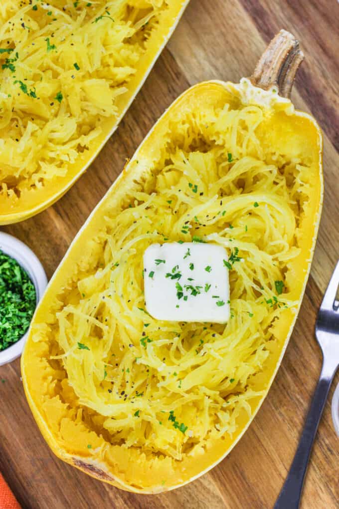 Microwave Spaghetti Squash (15 Minutes To Cook) - Our Zesty Life