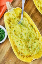 Microwave Spaghetti Squash (15 Minutes To Cook) - Our Zesty Life
