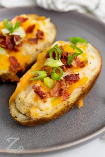 Twice Baked Potatoes (So Easy!) - Our Zesty Life