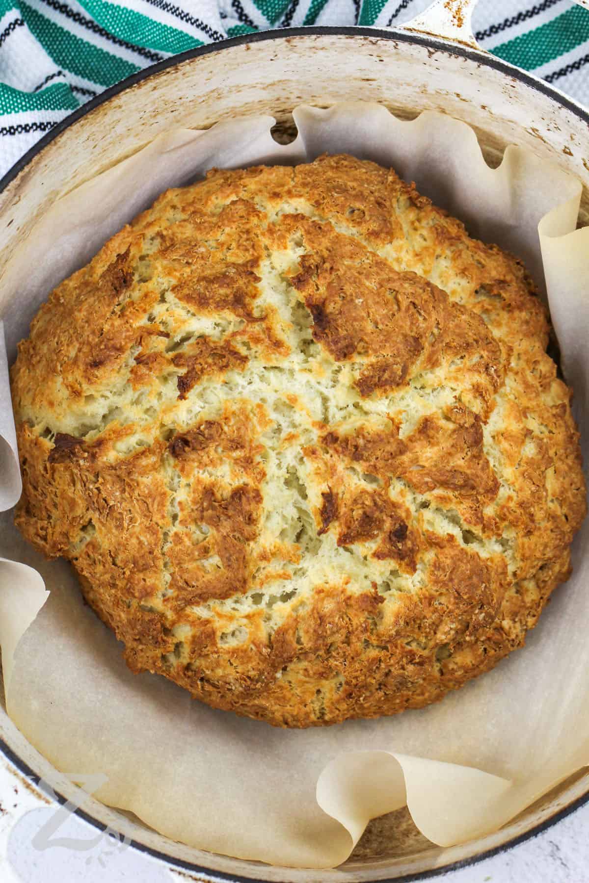 Best Irish Soda Bread Recipe in the pot