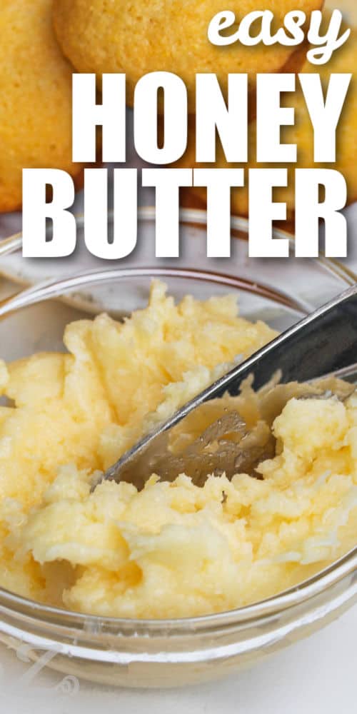 easy Honey Butter with a title