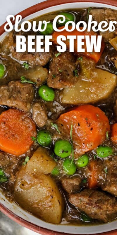 Slow Cooker Beef Stew (Easy Prep!) - Our Zesty Life