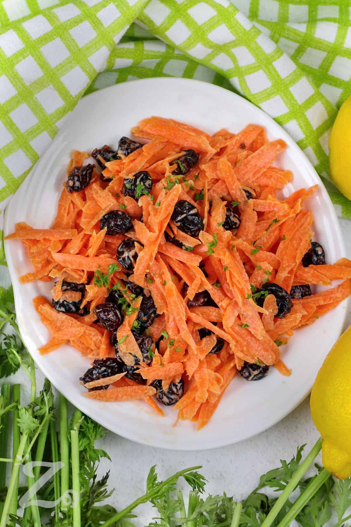 plate of Carrot Salad