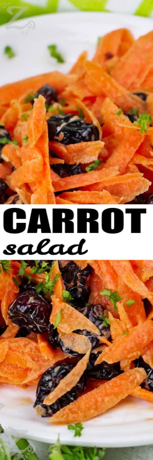 Carrot Salad with a title