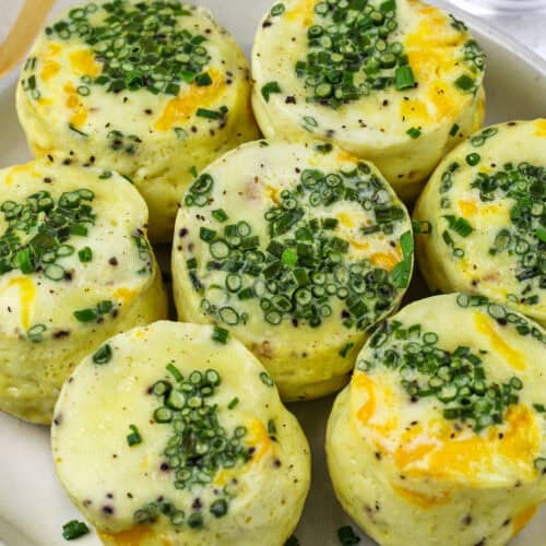 Instant Pot Egg Bites with chives