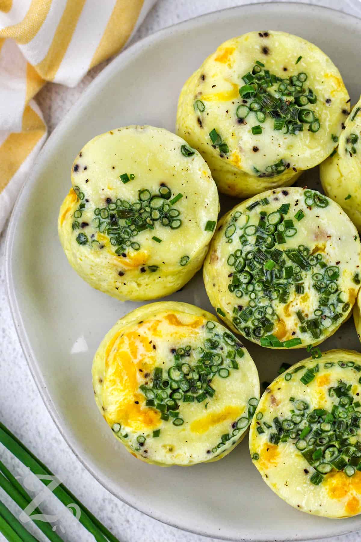 plate of Instant Pot Egg Bites