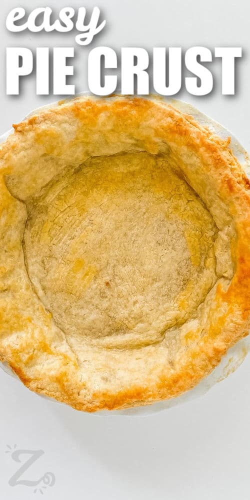 Easy Pie Crust with a title