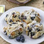 plated blueberry scone recipe