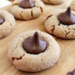 horizontal peanut butter blossoms