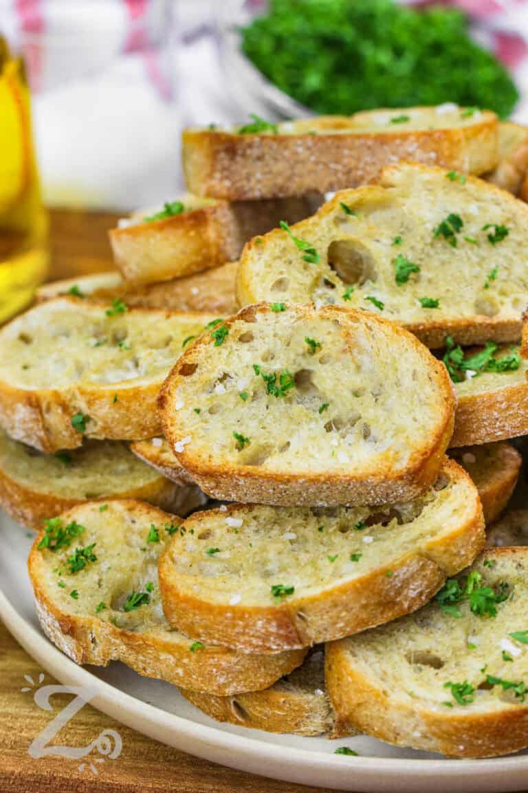 Crostini Recipe (Crispy & Crunchy!) - Our Zesty Life