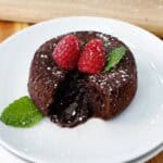 horizontal lava cakes