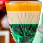 close up of Irish Flag Shot