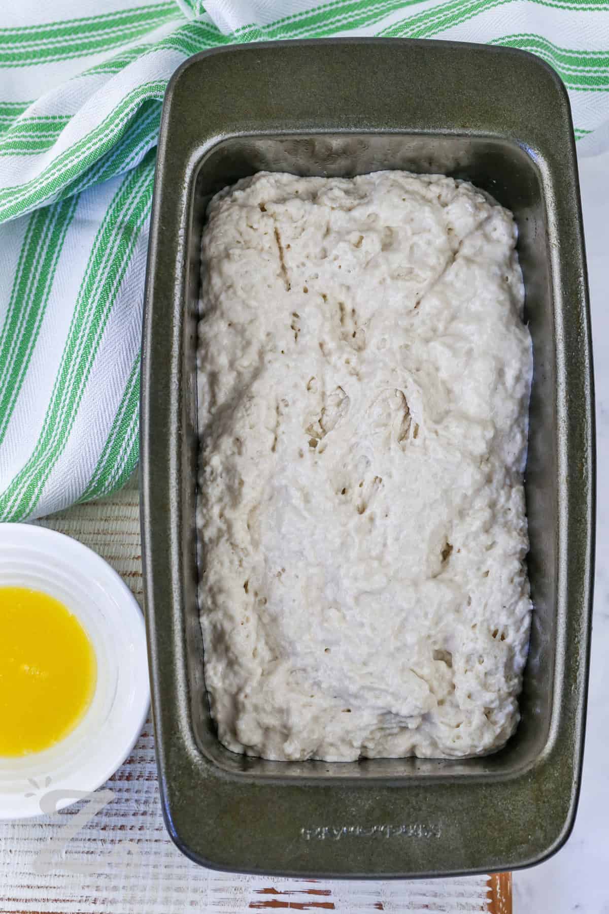 Beer Bread Recipe before adding butter and baking
