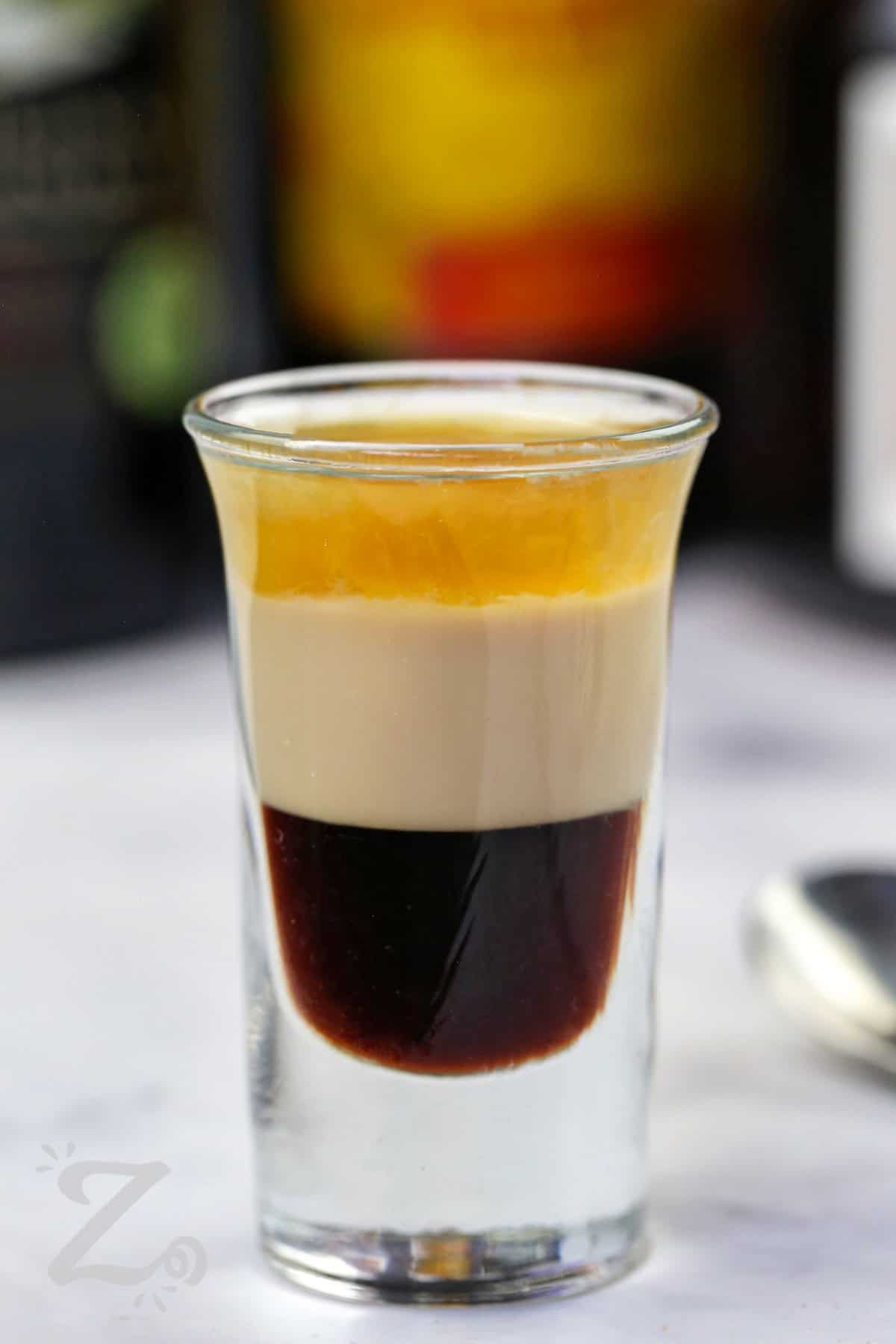 close up of B52 Shot