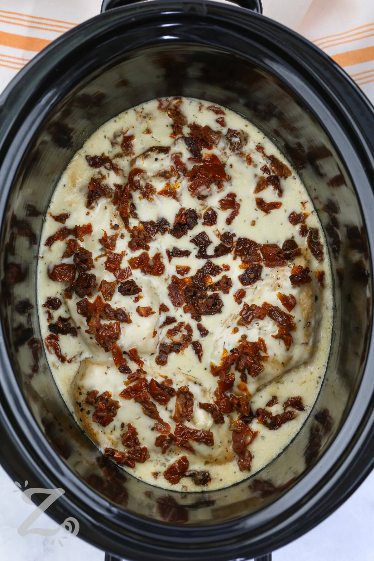 Slow Cooker Marry Me Chicken in the slow cooker