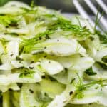 close up of Fennel Salad